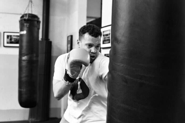 Photographie Paris club de boxe shooting photo