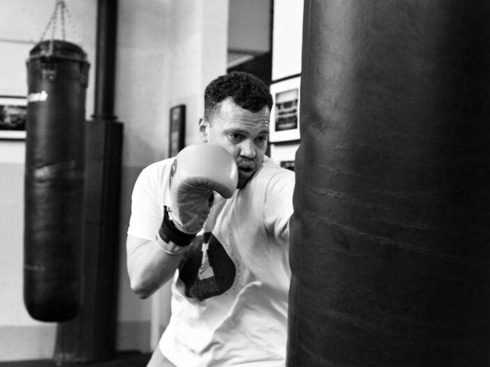 Photographie Paris club de boxe shooting photo