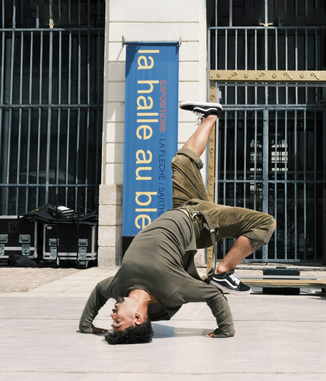 Shooting photo compagnie de break dance