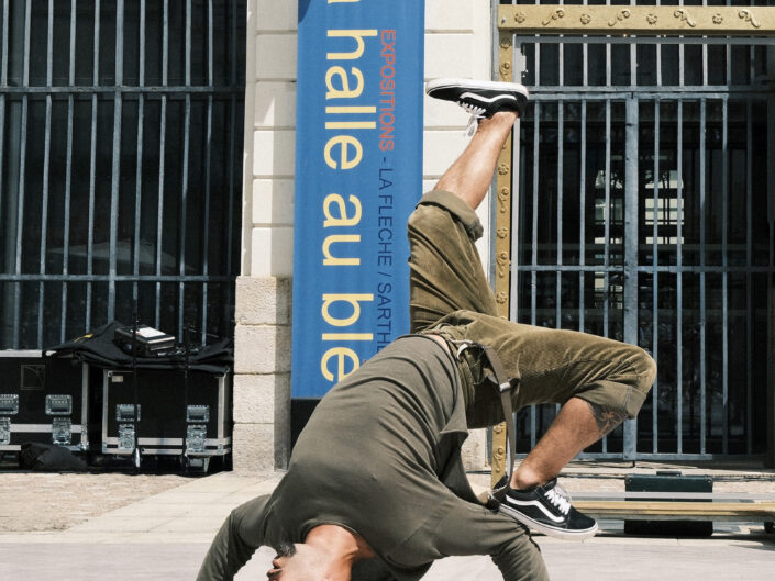 Shooting photo compagnie de break dance