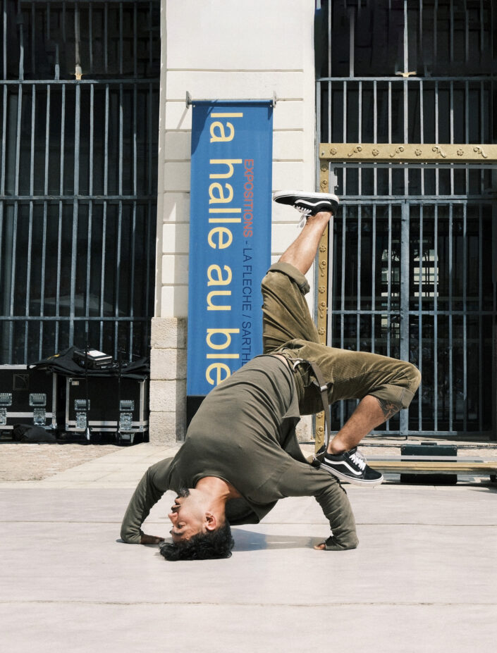 Shooting photo compagnie de break dance