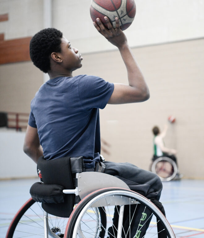 Reportage photo Paris Basket fauteuil