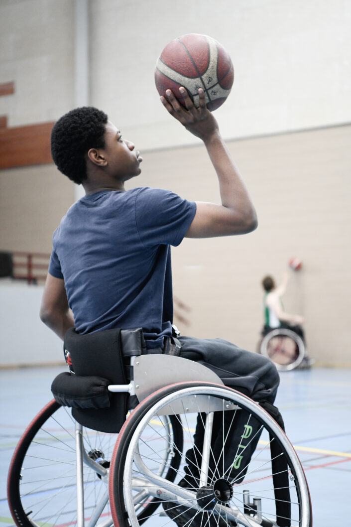 Reportage photo Paris Basket fauteuil