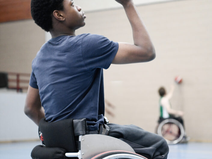 Reportage photo Paris Basket fauteuil