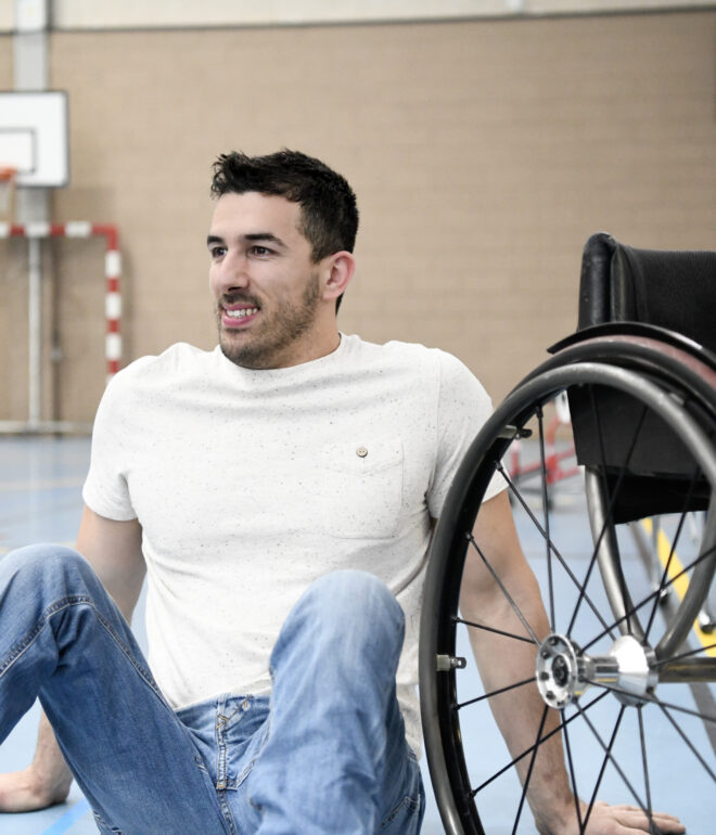 reportage photo Paris basket fauteuil