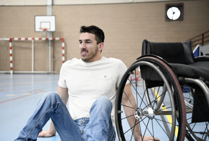 reportage photo Paris basket fauteuil