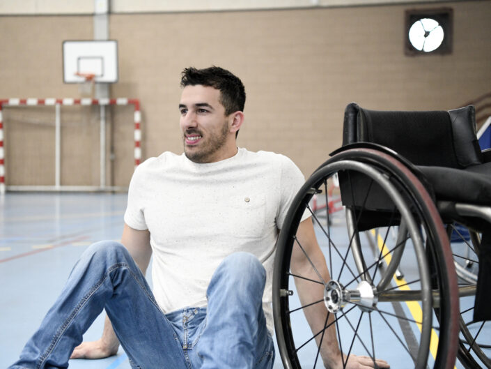 reportage photo Paris basket fauteuil