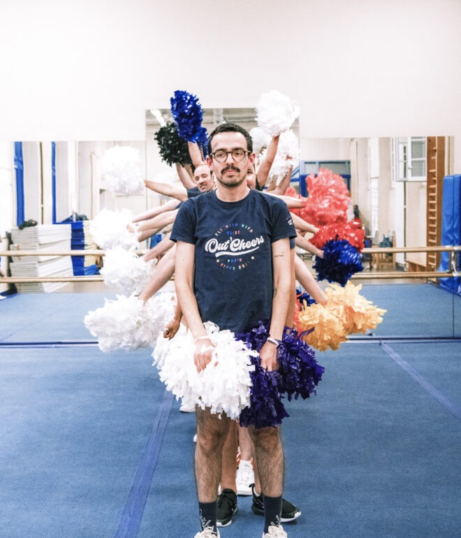 Reportage photo Paris association sportive cheerlearders LGBTQI+